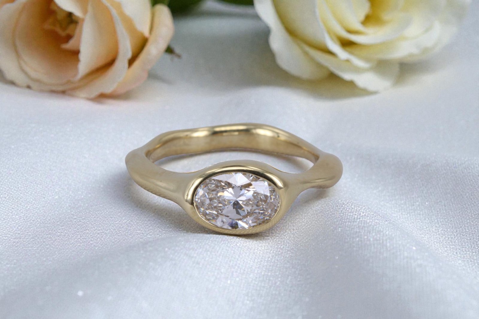 Non-traditional engagement ring for Rancho Santa Fe couples